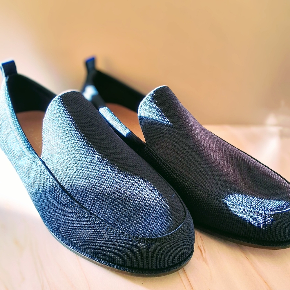 Rothy's Black and Blue Men's Loafers